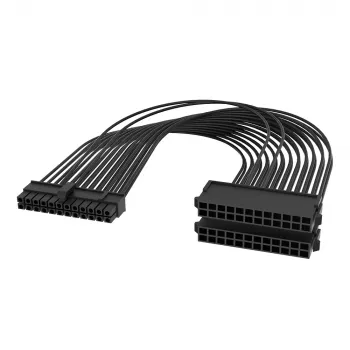 Akasa 2 set cavo PSU 20+4 maschio a doppio femmina - cavo