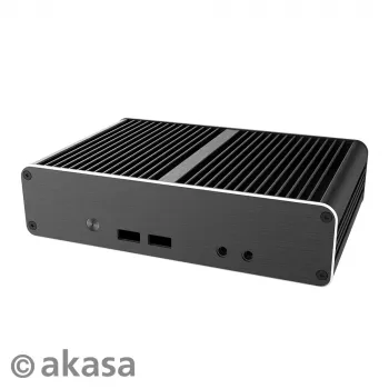 Akasa Newton CAC case fanless per Intel NUC 11ª Gen Atlas Canyon (nero)