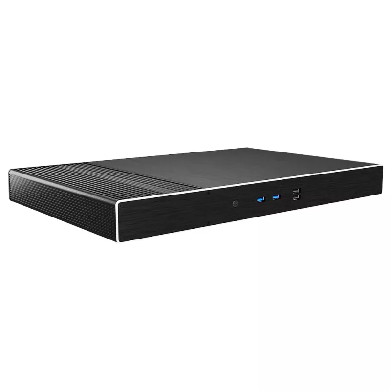 Akasa Galileo TU2 Plus case Thin Mini-ITX 1U fanless Intel LGA1700 - nero