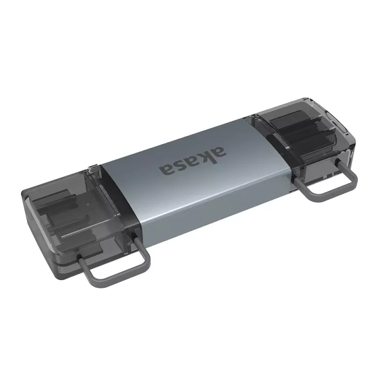 Akasa lettore di schede duale USB 3.2 OTG 2 in 1