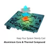 Akasa Ashton T case per SBC ASUS Tinker Board 3N con doppia porta LAN singola, fanless, alluminio nero