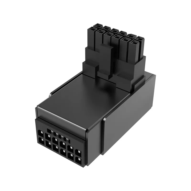Akasa G-Nexus P16 Plus 90 Degree 12V-2x6 Metal Shell adattatore di alimentazione GPU - nero