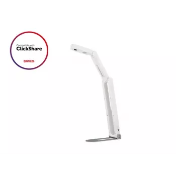 Lumens DC-F20 document camera USB HD/2K, sensore 5-MP, 1920 x 1080 a 30 fps, area di acquisizione 453 x 340 mm (A3), zoom totale 16x (digitale), microfono integrato