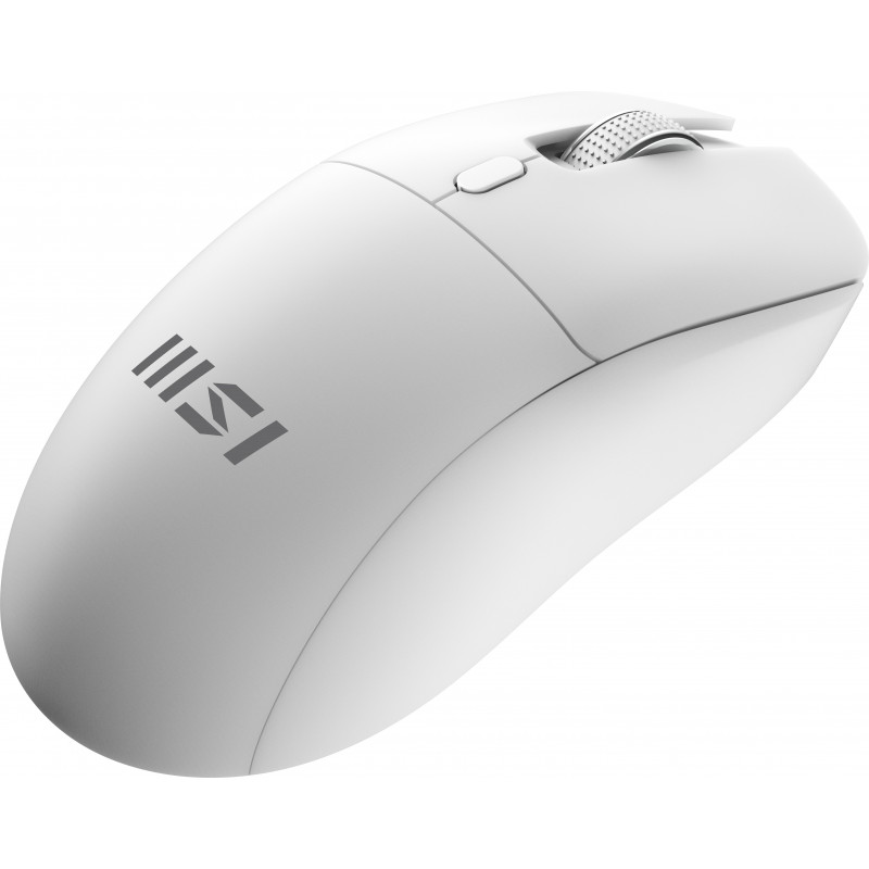 MSI FORGE K210 W Combo bianco FR - set tastiera e mouse USB cablati, layout francese AZERTY, retroilluminazione Rainbow RGB, mouse ottico con 6400 DPI