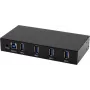 EXSYS EX-11234HMS-2 hub USB 3.2 Gen 1 4 porte, montaggio su guida DIN e a parete, chipset VIA VL817_Q7S