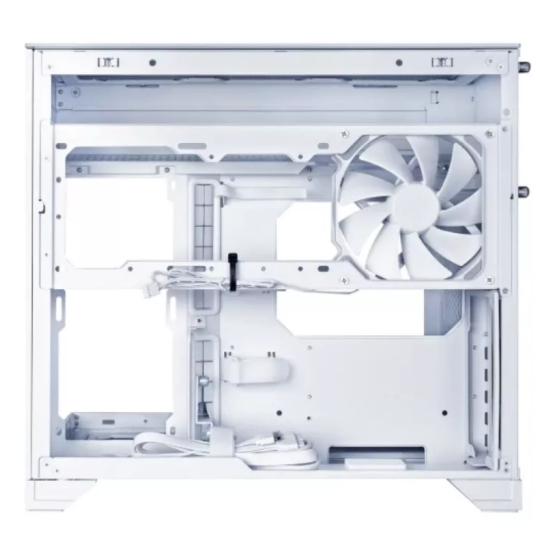 Lian Li O11 Vision-M case Micro-ATX, vetro temperato, bianco