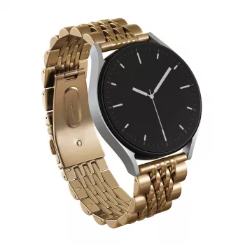 BURGA Metal Bracelet Chic Royal cinturino universale per orologio 22 mm (oro)