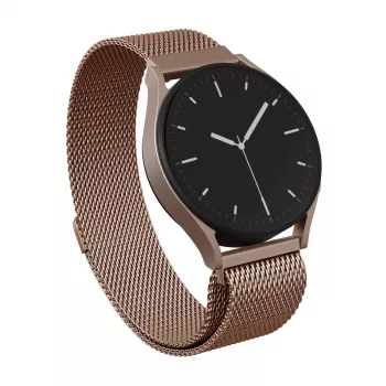 BURGA Metal Mesh Band cinturino universale per orologio 20 mm oro rosa