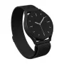 BURGA Metal Mesh Band universale per orologio 22 mm (nero)