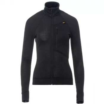 Felpa con cappuccio e zip da donna Turbat Ilma 3 - Jet Black
