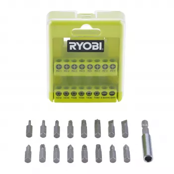 Ryobi RAK17SD set di bit per avvitatore da 17 pezzi