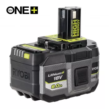 RYOBI ONE+ 18V 8,0 Ah HIGH ENERGY batteria agli ioni di litio RB1880T