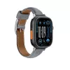 AMAZINGTHING Class Band cinturino in pelle per Apple Watch 45/46/49 mm - grigio