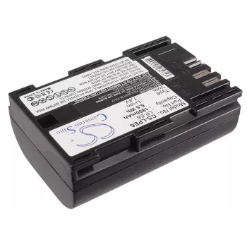 CAMERON SINO batteria di ricambio CS-LPE6 per Canon LP-E6/LP-E6N/LP-E6NH 1800mAh, 7,4V, Li-ion, nero