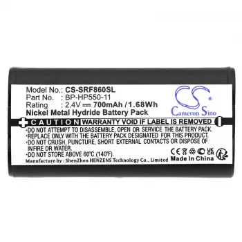 Cameron Sino batteria tipo BP-HP550-11 per Sony MDR RF860 RF4000 RF970 RF925 RF850 RF840 RF810 IF245RK / CS-SRF860SL