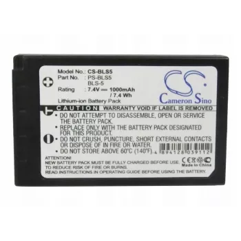 Cameron Sino batteria tipo BLS-5 / BLS-50 / PS-BLS5 per Olympus