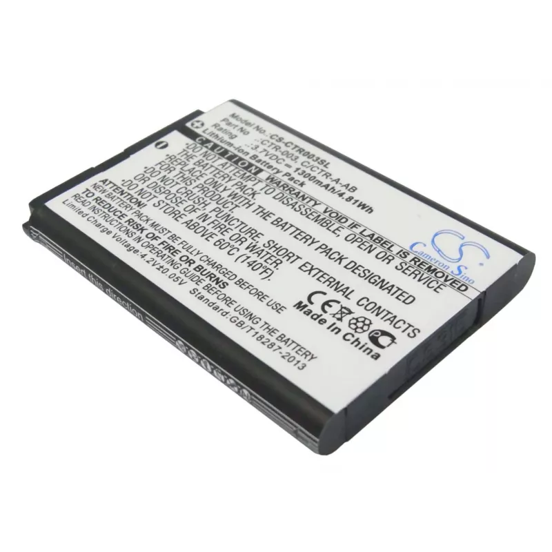 Cameron Sino Batteria CTR-003 per Nintendo 3DS, 2DS XL, Switch Pro Controller