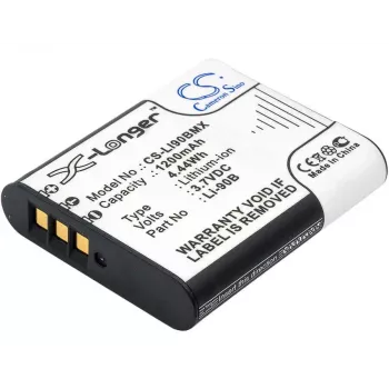 CAMERON SINO Li-90B Li-92B batteria ricaricabile di ricambio per fotocamere Olympus (1270mAh, 3,7V, Li-Ion)