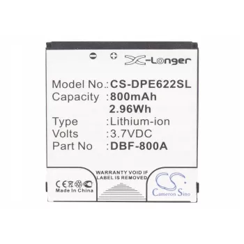 CAMERON SINO batteria sostitutiva DBF-800A/800B/800C/800D/800E per Doro PhoneEasy 622 606 520 621 613 631 - CS-DPE622SL