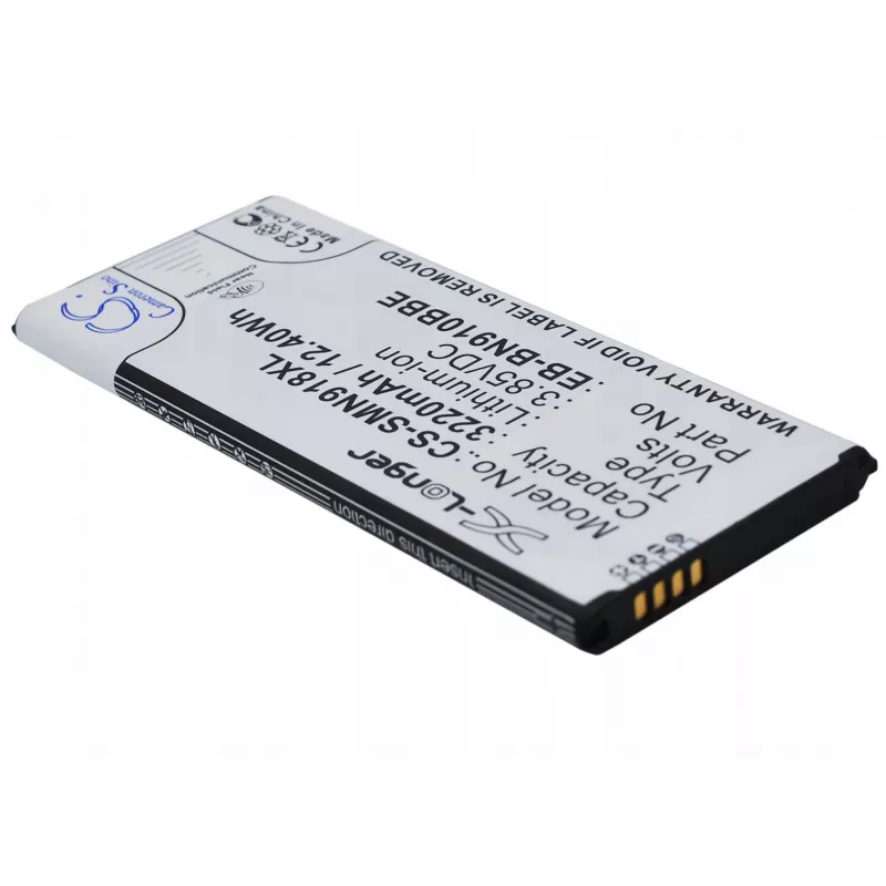 Cameron Sino batteria EB-BN910BBE per Samsung Galaxy Note 4 (3220 mAh, 3,85 V, Li-Ion, nero)
