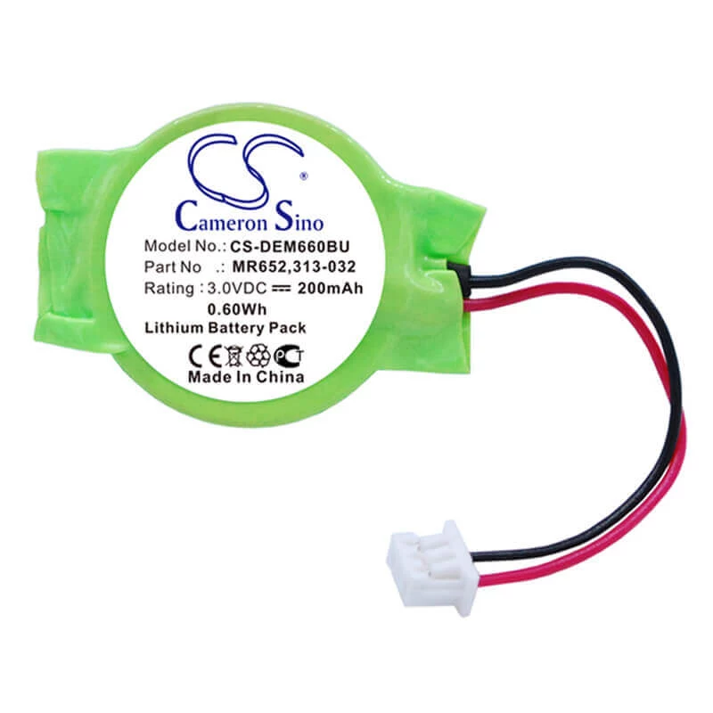 CAMERON SINO batteria BIOS CMOS MR652 per Dell Precision M4600 M6600 Latitude X1 E6320 E6420 E6430 E6520 E7240 - CS-DEM660BU