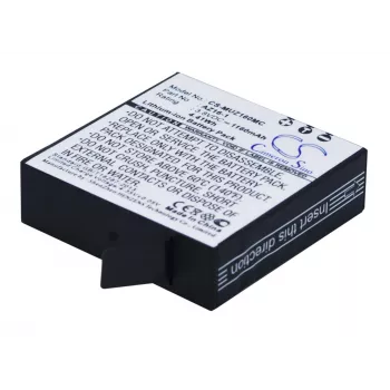 CAMERON SINO batteria di ricambio AZ16-1 / AZ16 per action camera Xiaomi Yi 4K / 4K+ / Lite - 1400mAh 3,85V Li-ion (CS-MUZ160MC)