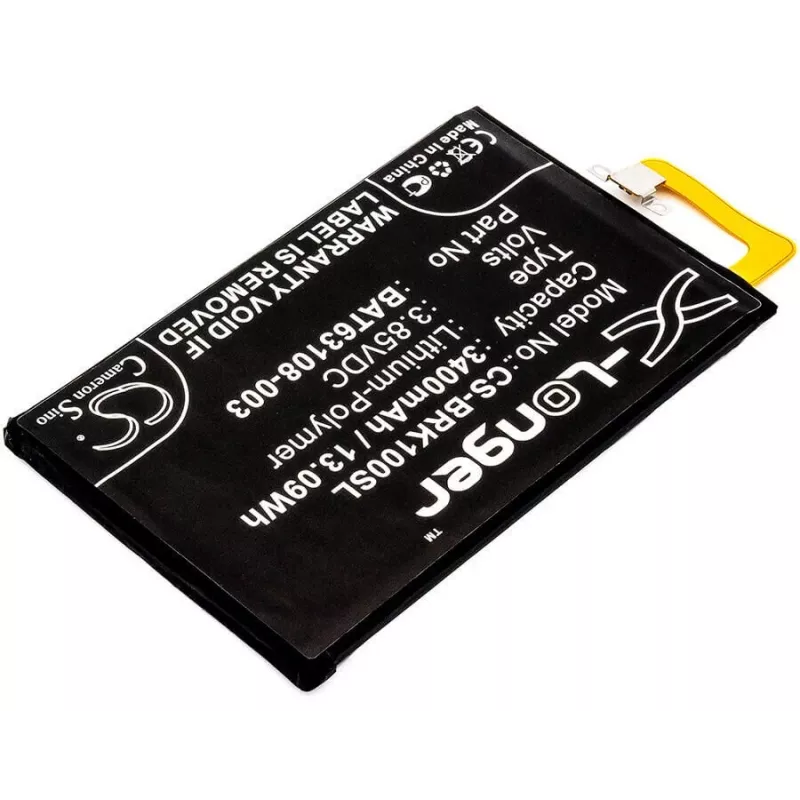 CAMERON SINO batteria BAT63108-003 TLP034E1DO per BlackBerry Keyone Mercury DTEK70 / CS-BRK100SL