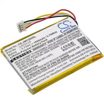 Cameron Sino batteria sostitutiva per JBL Clip 3, Clip 3AN, Clip 3SAND (L0721-LF / CS-JMC300SL) - 1000mAh 3,7V Li-Po