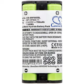 Batteria ricaricabile Cameron Sino BP-HP800-11 per Sony MDR-RF995 MDR-RF995RK WH-RF400 CS-SRF955SL