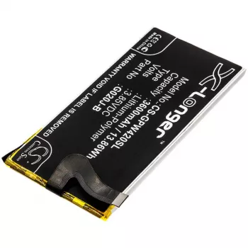 Batteria ricaricabile CAMERON SINO tipo G020J-B per Google Pixel 4 XL 4XL G020P 3600mAh / CS-GPW420SL