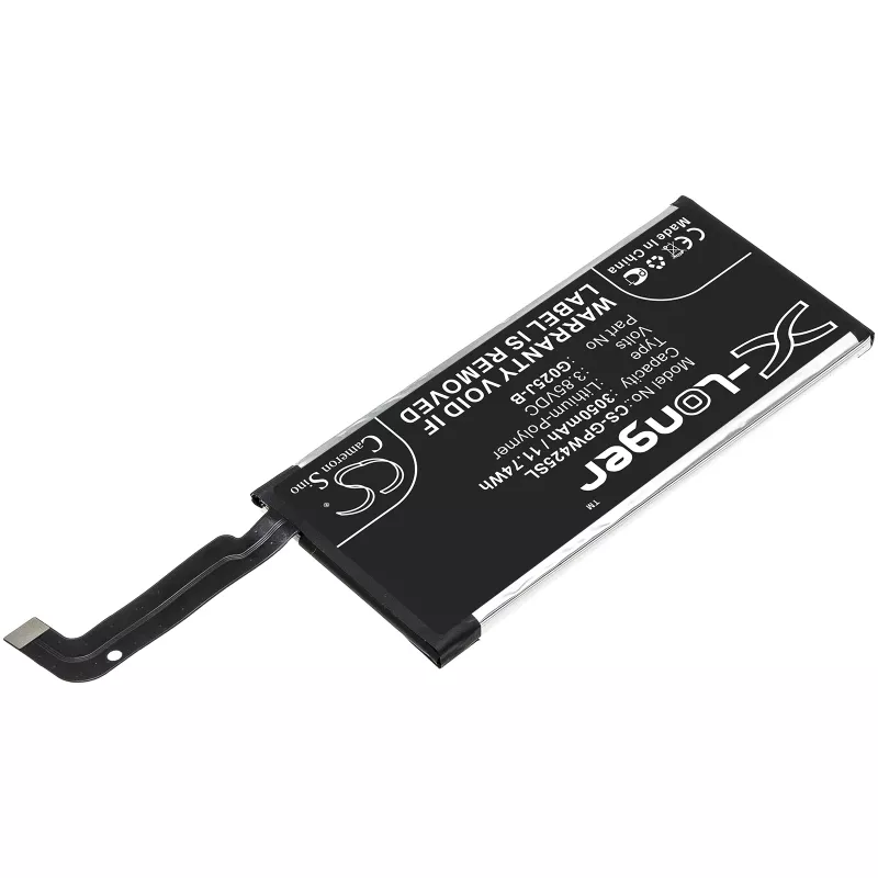 Batteria ricaricabile CAMERON SINO tipo G025J-B per Google Pixel 4a 3050 mAh / CS-GPW425SL