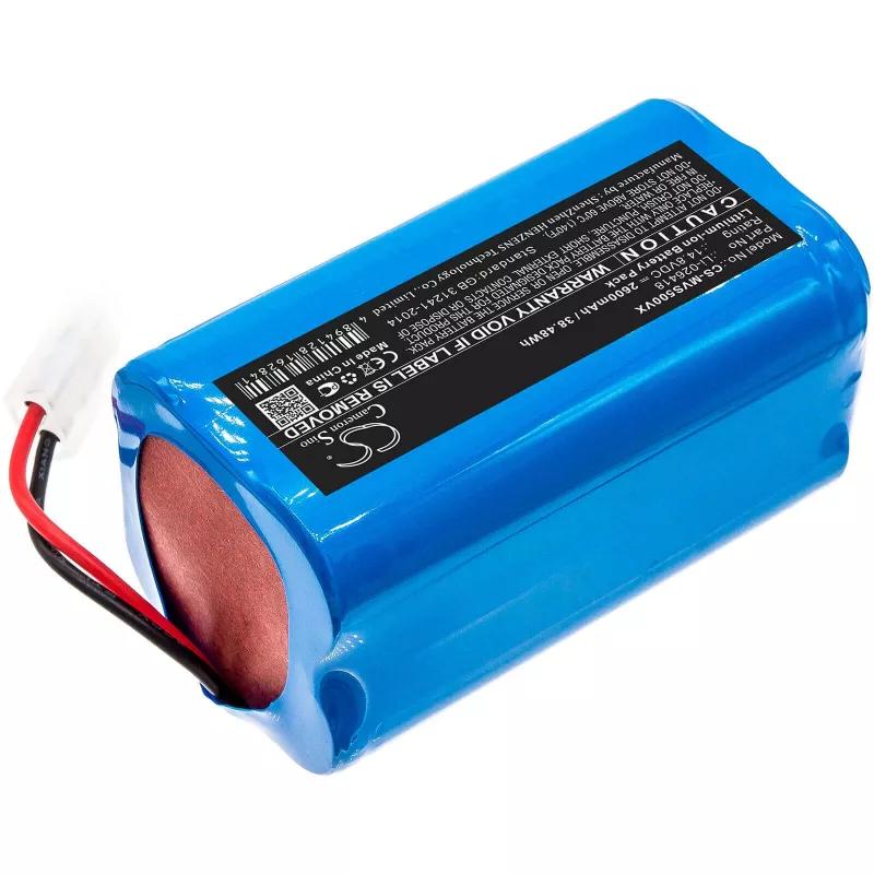 Batteria ricaricabile CAMERON SINO tipo Li-026418 per Flyco Bobsweep Panasonic Xiaomi G1 Mi Robot Mi-g1 Spinwave Puppy Myvacbot / CS-MVS500VX