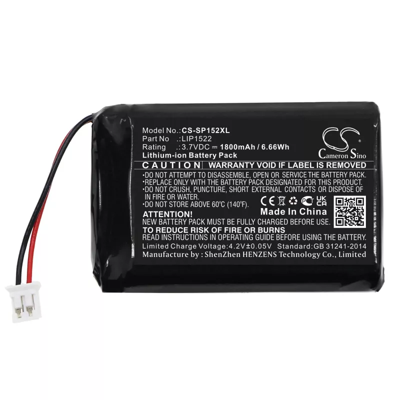 Cameron Sino batteria ricaricabile di ricambio per Sony PlayStation 4 DualShock 4 Controller (2000mAh, Li-Po) - CS-SP152XL