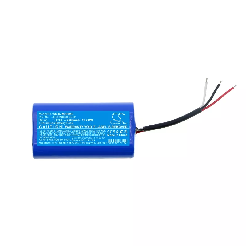 Cameron Sino batteria ricaricabile tipo 2ICR18650-2S1P per DJI Osmo Mobile 2 3 4 Mobile 3 4 / CS-DJM200MC