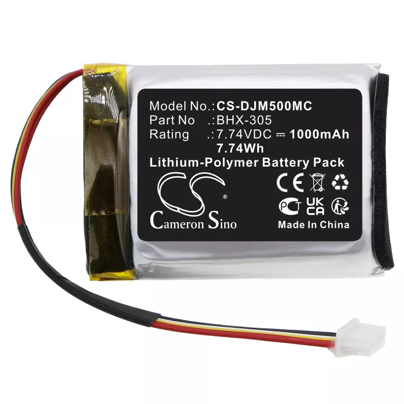 Cameron Sino batteria ricaricabile tipo BHX-305 per DJI OM5 / OM6 / Osmo Mobile 6 / Osmo Mobile 5 - CS-DJM500MC