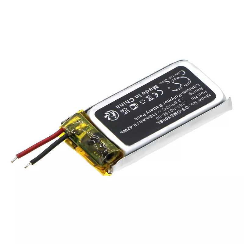 Cameron Sino batteria ricaricabile tipo 361-00156-00 per Garmin Vivosmart 5 / CS-GMS500SL