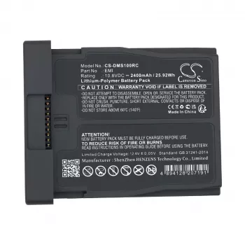 CAMERON SINO batteria ricaricabile per DJI RoboMaster S1, 2400mAh, 10,8V, Li-Ion, nero