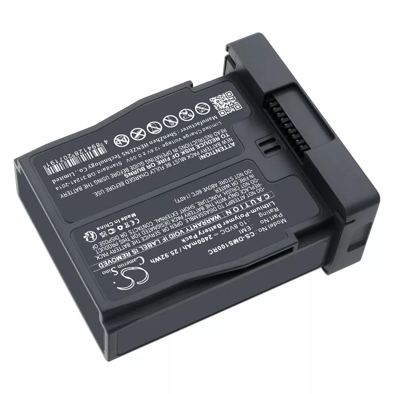 CAMERON SINO batteria ricaricabile per DJI RoboMaster S1, 2400mAh, 10,8V, Li-Ion, nero