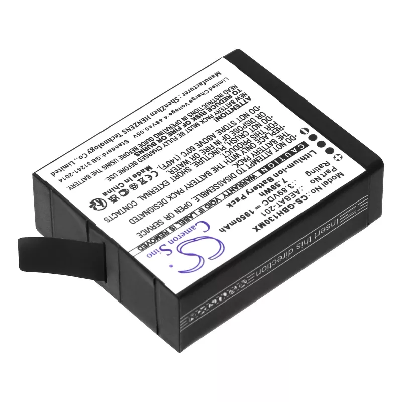 CAMERON SINO batteria ricaricabile di ricambio per GoPro Hero 13 Black (CS-GBH130MX)