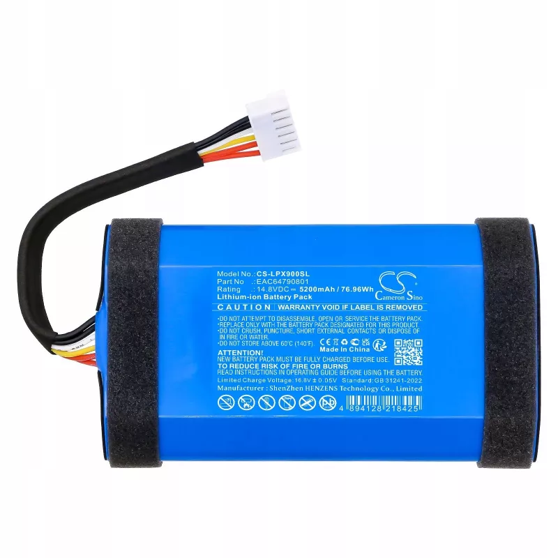 Cameron Sino EAC64790801 Batteria per LG XBOOM Go XG9