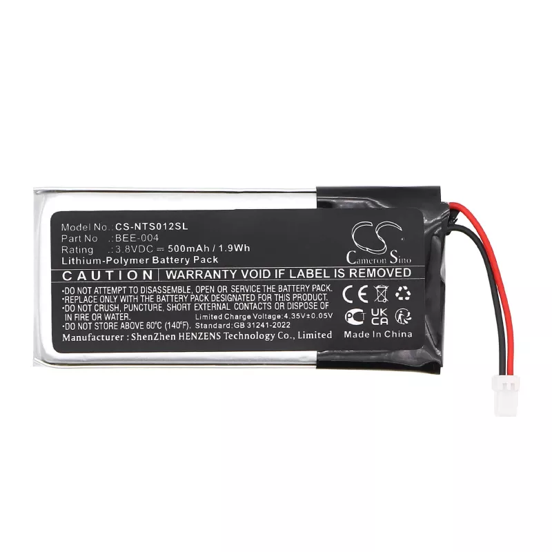 Batteria ricaricabile di ricambio Cameron Sino per Nintendo Switch Joy-Con (BEE-004, BBE-012) - CS-NTS012SL