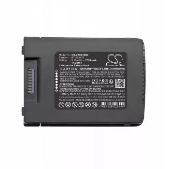 Batteria ricaricabile di ricambio CAMERON SINO per Zebra TC22/TC27 (BT-000473, BTRY-TC2L-2XMAXX-01) - capacità estesa 6100mAh - nero