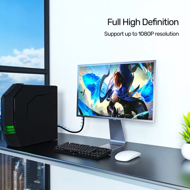 UNITEK cavo VGA HD15 M/M Premium 20m (Y-C508G)