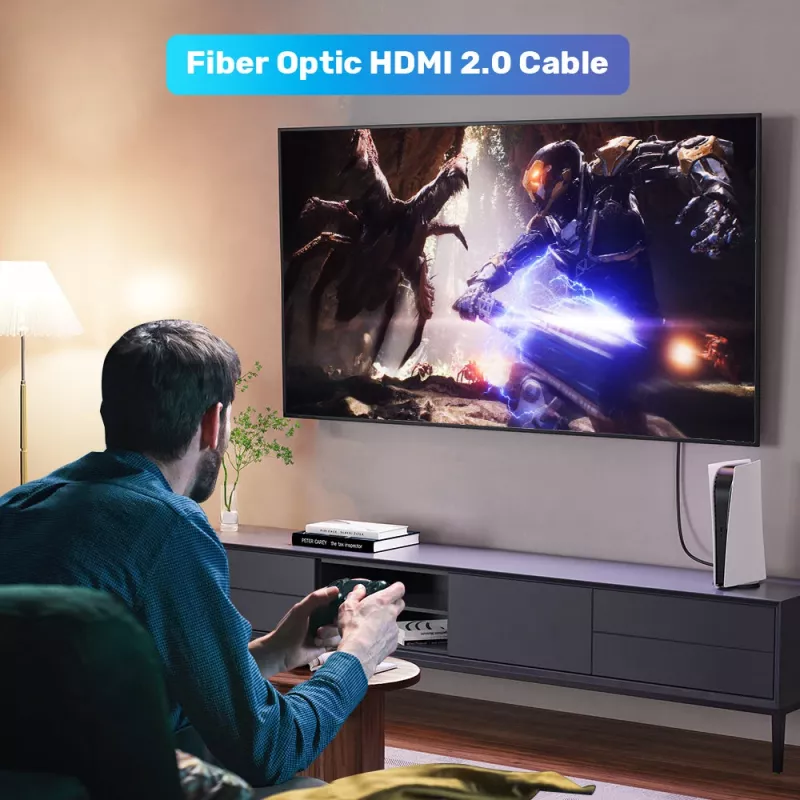 UNITEK C11072BK-30M cavo ottico attivo HDMI 2.0 4K 60Hz 30m nero