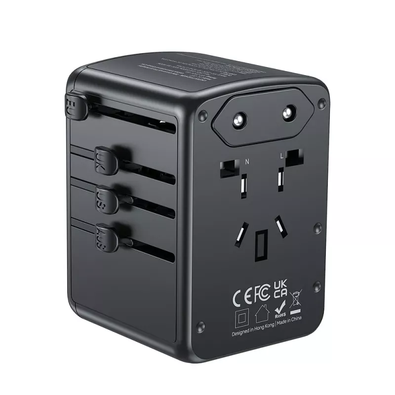 UNITEK Riad caricabatterie da viaggio EU/US/UK/AUS PD 35W