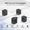 UNITEK Riad caricabatterie da viaggio EU/US/UK/AUS PD 35W