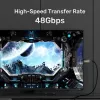 UNITEK cavo ottico attivo HDMI 2.1 8K 120Hz 70m nero
