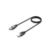 UNITEK cavo patch Ethernet Cat.8 S/FTP 10m RJ45 40Gbps 2000MHz placcato oro nero