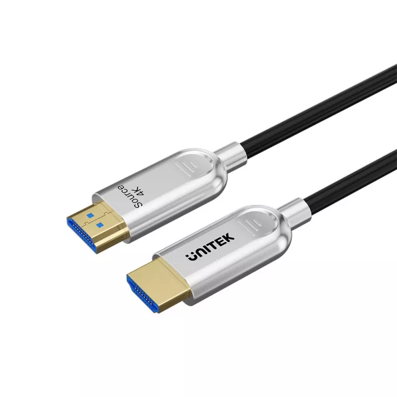 UNITEK cavo ottico attivo HDMI 2.0 (AOC) 4K 60Hz 50m nero