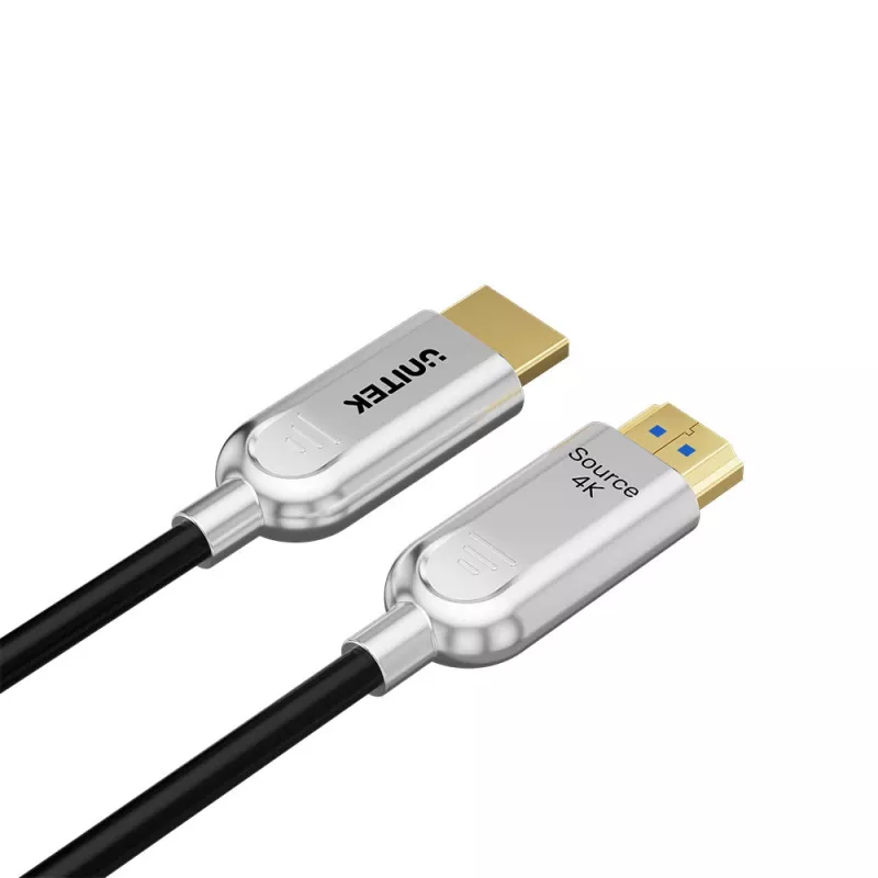 UNITEK cavo ottico attivo HDMI 2.0 (AOC) 4K 60Hz 50m nero